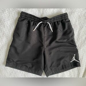 Jordan dri-fit black athletic shorts, draw-string, pockets, like new. S 8-10